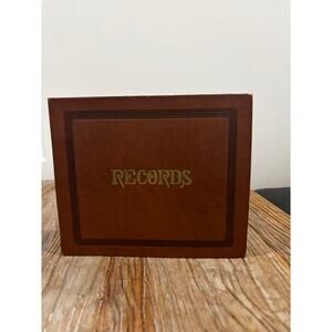 Vintage 45 RPM Children's Records Lot Peter Pan & Golden Records +  Storage Book